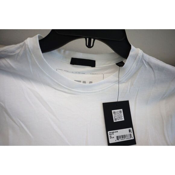 ATM Anthony Thomas Melillo Women's Sz XS White Relaxed S/S Baby Tee T-Shirt - Picture 3 of 7